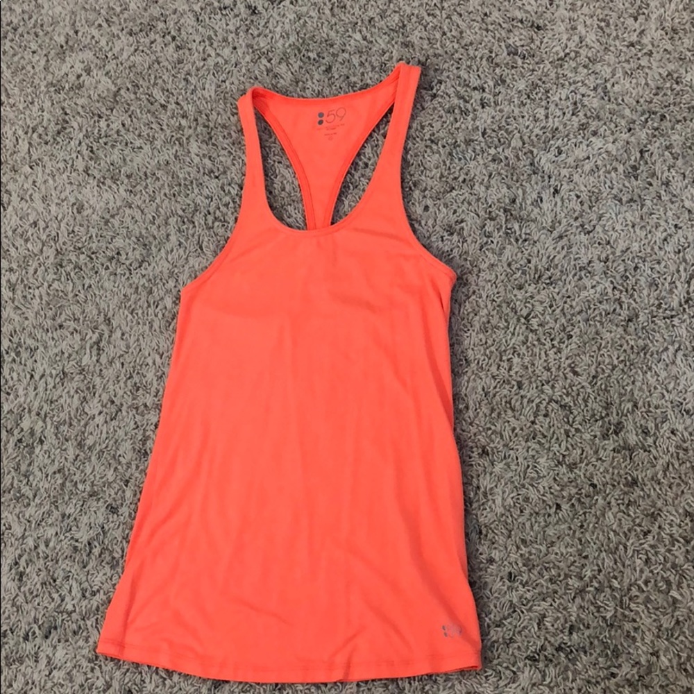 Splits59 tank in bright orange - size small